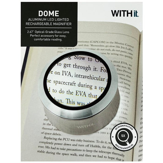 WITHit Lighted Dome Magnifier Accessories Fleur de Paris 