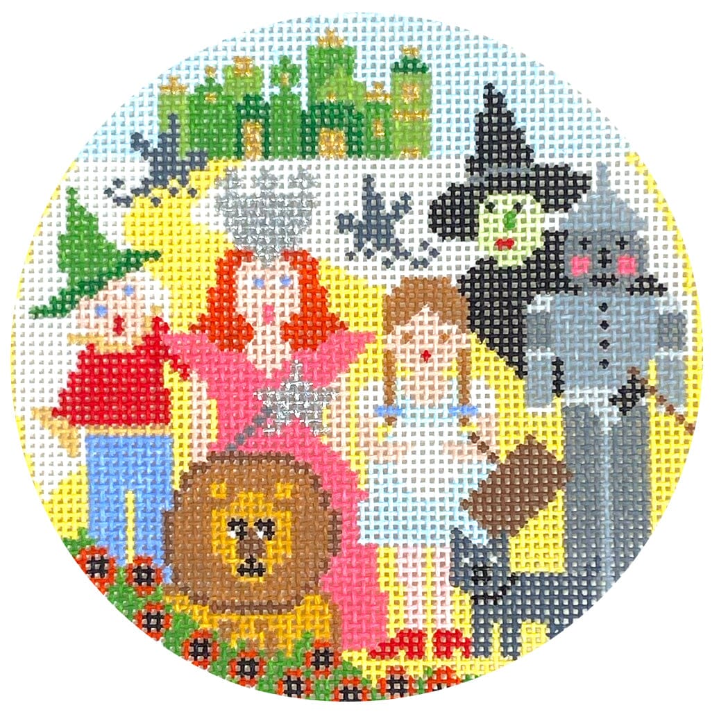 Wizard of Oz Painted Canvas Doolittle Stitchery 

