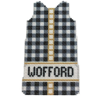 Wofford Gingham Mini Shift Printed Canvas Two Sisters Needlepoint 

