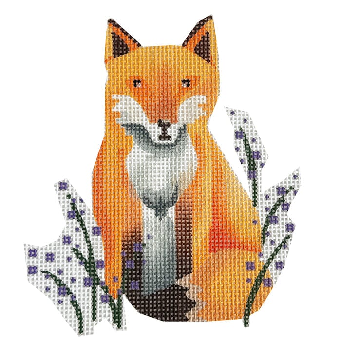 Woodland Fox Painted Canvas Madeleine Elizabeth 