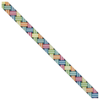 Woven Stripe Belt Printed Canvas Two Sisters Needlepoint 
