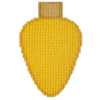 Yellow Lightbulb Printed Canvas Needlepoint To Go 
