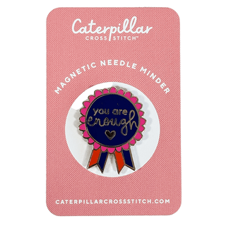 You Are Enough Enamel Needleminder Accessories Caterpillar Cross 
