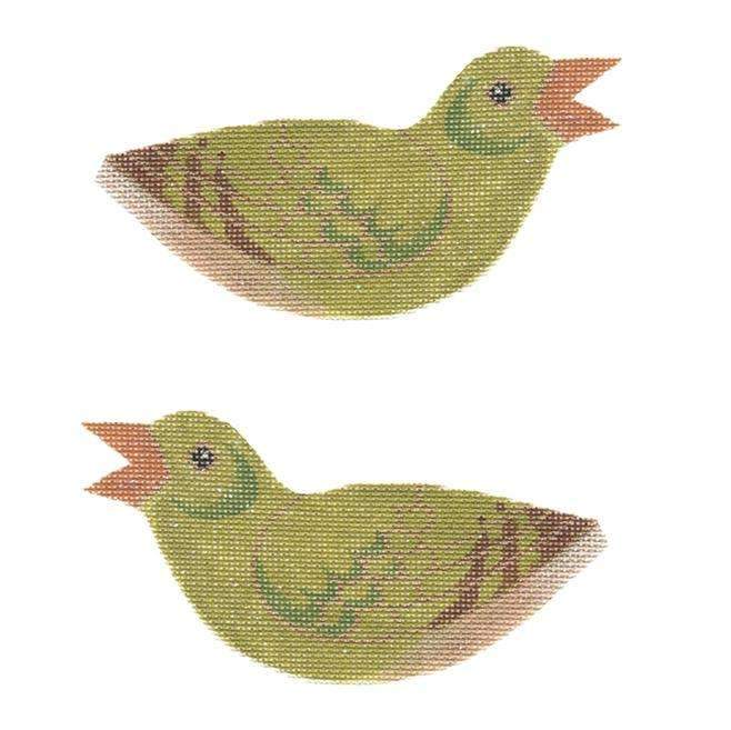 12 Days Clip On Calling Bird Painted Canvas Labors of Love Needlepoint 
