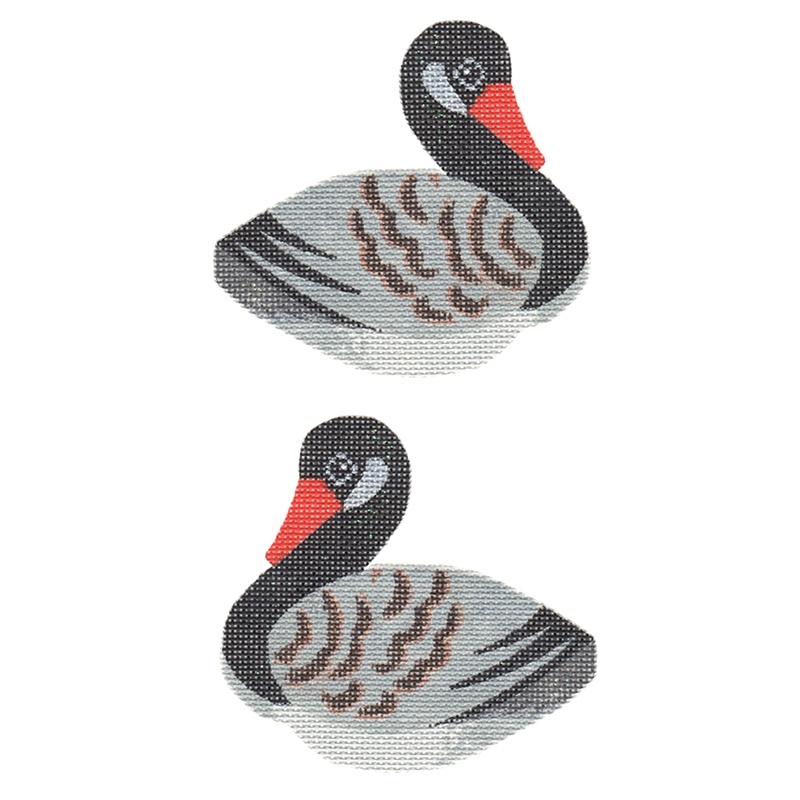 12 Days Clip-On Goose Painted Canvas Labors of Love Needlepoint 