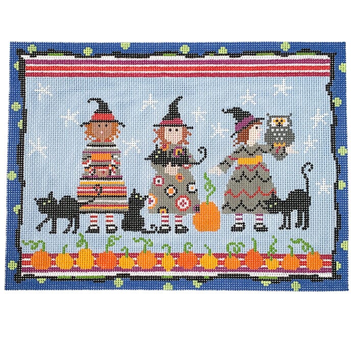 3 Witches Coven Painted Canvas Pippin 