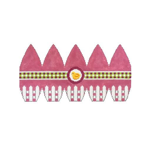 3D Egg with Chick Ribbon Painted Canvas Pepperberry Designs 