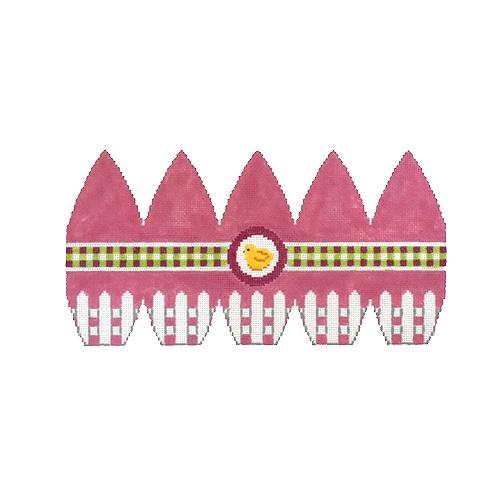 3D Egg with Chick Ribbon Painted Canvas Pepperberry Designs 
