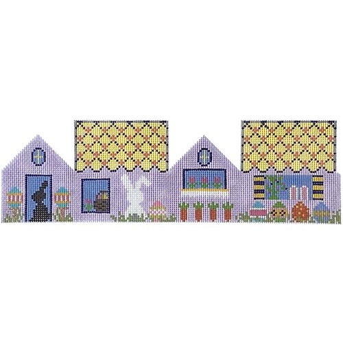 3D House - Easter House Painted Canvas The Meredith Collection 
