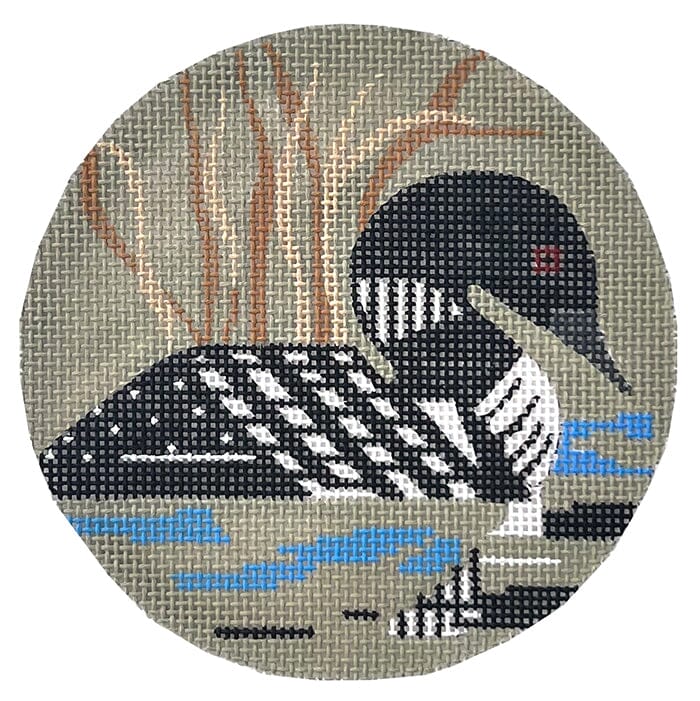 4 inch Loon Painted Canvas Melissa Prince Designs 
