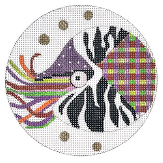 4 inch Nautilus Painted Canvas Melissa Prince Designs 
