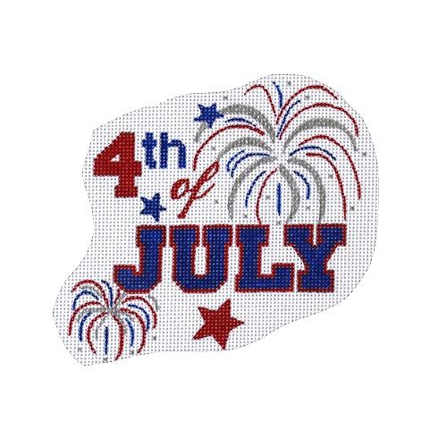 4th of July Painted Canvas Pepperberry Designs  - 1