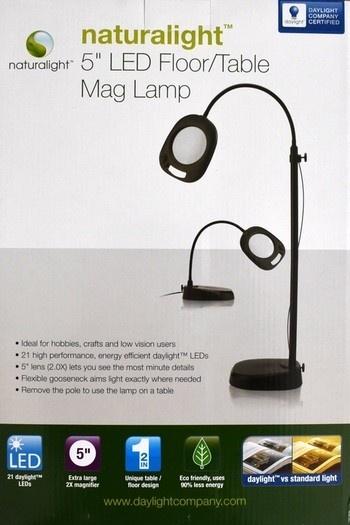 5" Naturalight LED Floor Mag Light/Black Accessories Daylight Company LLC 
