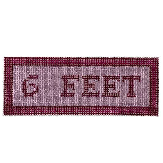 6 Feet Painted Canvas Walker's Needlepoint 