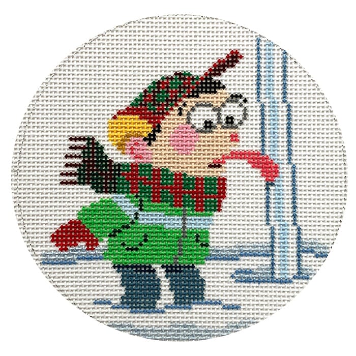 A Christmas Story Triple Dog Dare Painted Canvas Lauren Bloch Designs  - 1