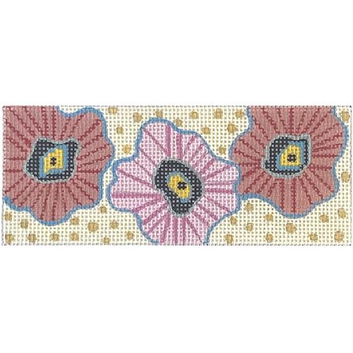 Abstract Floral   Pink/Red Painted Canvas Colors of Praise  - 1