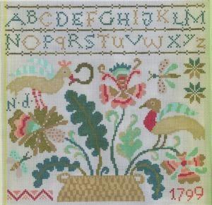 Abundant Garden Day Painted Canvas Birds of a Feather  - 1