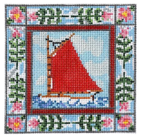 ACK Quilt 4 Painted Canvas Susan Wallace Barnes  - 1