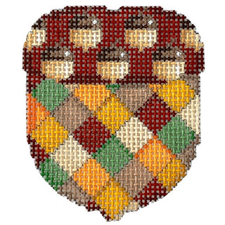 Acorn Cap/Harlequin Acorn Painted Canvas Associated Talents 

