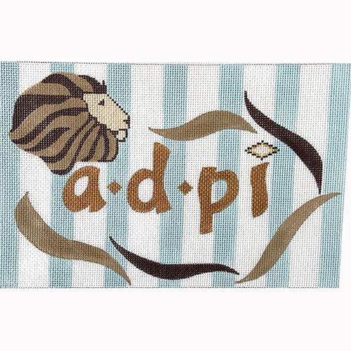 ADPi - Alpha Delta Pi Nickname Painted Canvas KCN Designers 