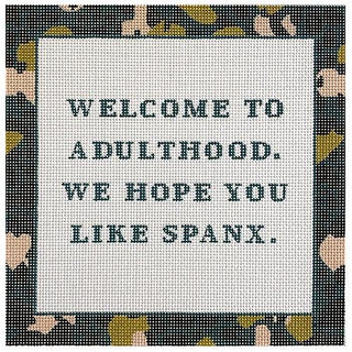 Adulthood   Spanx Painted Canvas Eva Howard 

