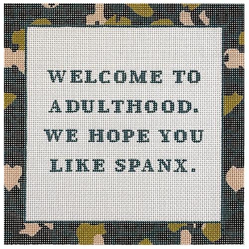 Adulthood   Spanx Painted Canvas Eva Howard 
