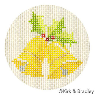 Advent Ornaments   Bells Painted Canvas Kirk & Bradley 

