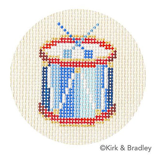 Advent Ornaments   Drum Painted Canvas Kirk & Bradley 
