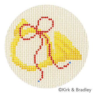 Advent Ornaments   Horn Painted Canvas Kirk & Bradley 
