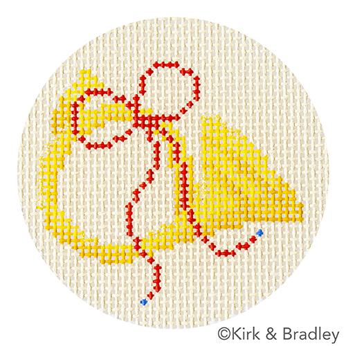 Advent Ornaments   Horn Painted Canvas Kirk & Bradley 
