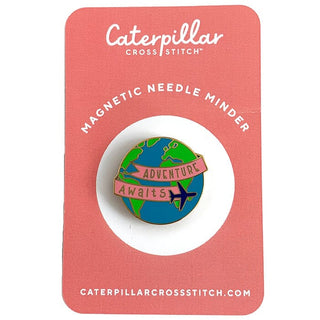 Adventure Awaits Enamel Needleminder Accessories Caterpillar Cross 
