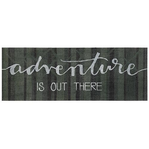 Adventure is Out There Painted Canvas Madeleine Elizabeth 