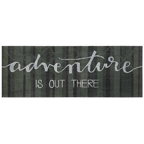 Adventure is Out There Painted Canvas Madeleine Elizabeth  - 1