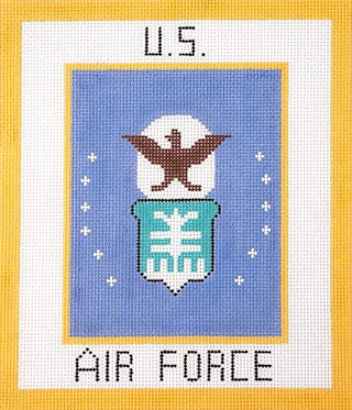 Air Force Painted Canvas Lee's Needle Art Inc. 
