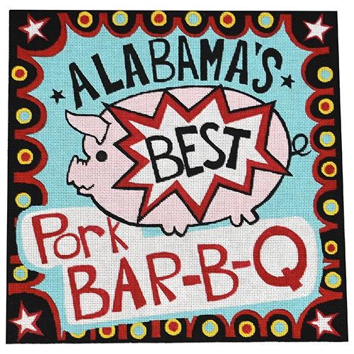 Alabama's BBQ Painted Canvas Walkers Wholesale 