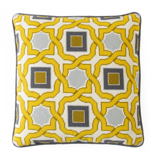 Amalfi Yellow Kit Kits Needlepoint To Go 
