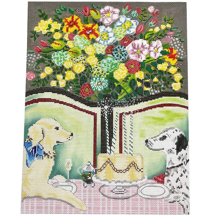 Amandine Painted Canvas CBK Needlepoint Collections  - 1