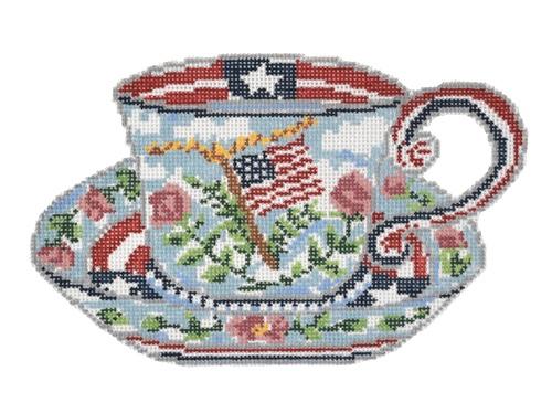 America Cup Painted Canvas Susan Wallace Barnes  - 1