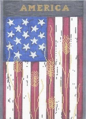 America on 18 Painted Canvas Warren Kimble  - 1