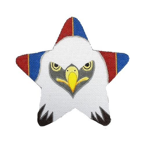 American Eagle Star Painted Canvas Raymond Crawford Designs 