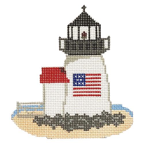 American Lighthouse (MJD) Painted Canvas Morgan Julia Designs 