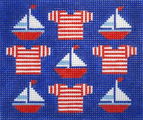 Anchors Away Painted Canvas CBK Needlepoint Collections 