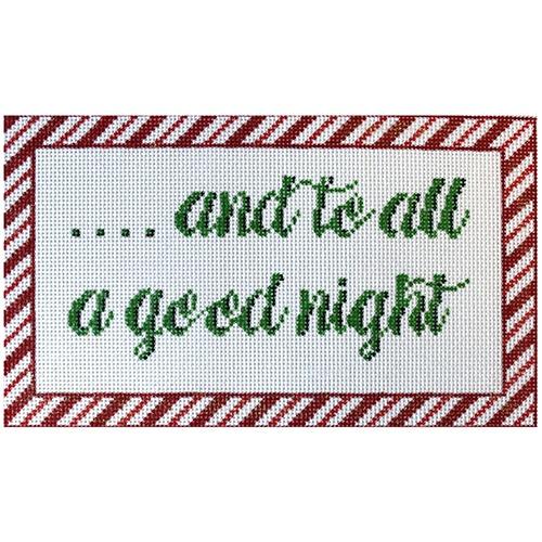 And to All a Good Night Painted Canvas The Meredith Collection  - 1