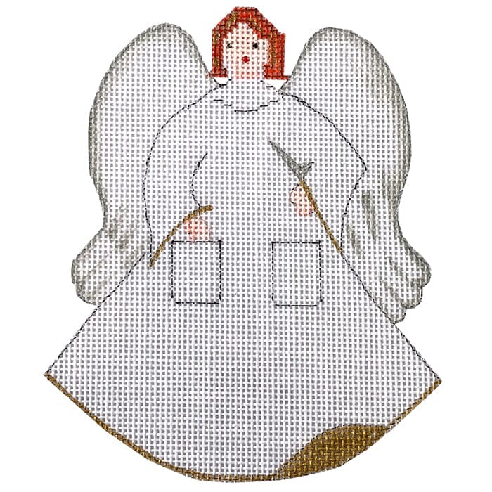 Angel Attitude with SG Painted Canvas Patricia Sone 