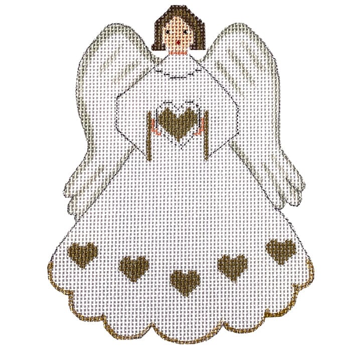 Angel Heart with SG Painted Canvas Patricia Sone 