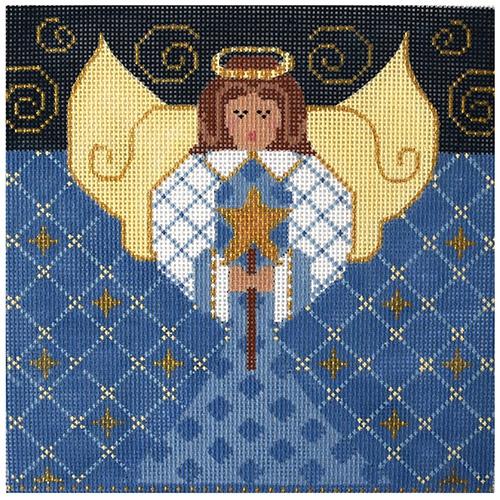Angel Rollup Medium Painted Canvas Danji Designs  - 1