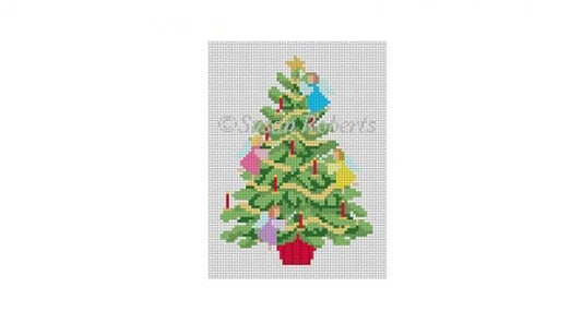 Angel Tree Painted Canvas Susan Roberts Needlepoint Designs Inc. 