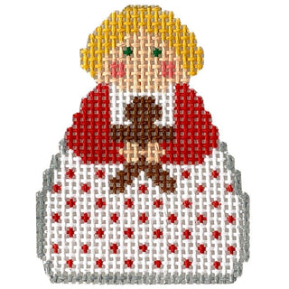 Angel with Gingerbread Man Painted Canvas KCN Designers 
