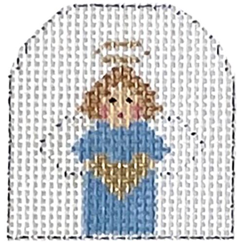 Angel with Stitch Guide (PAM) Painted Canvas The Princess & Me  - 1