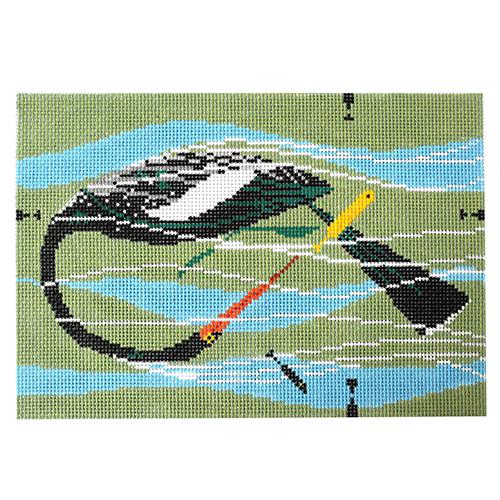 Anhinga Ford Times on 13 Painted Canvas Charley Harper  - 1